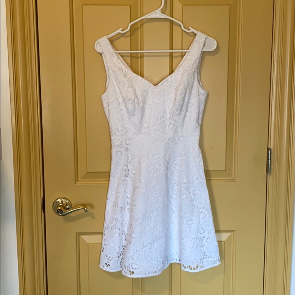 White Lily Pulitzer Mini Dress
